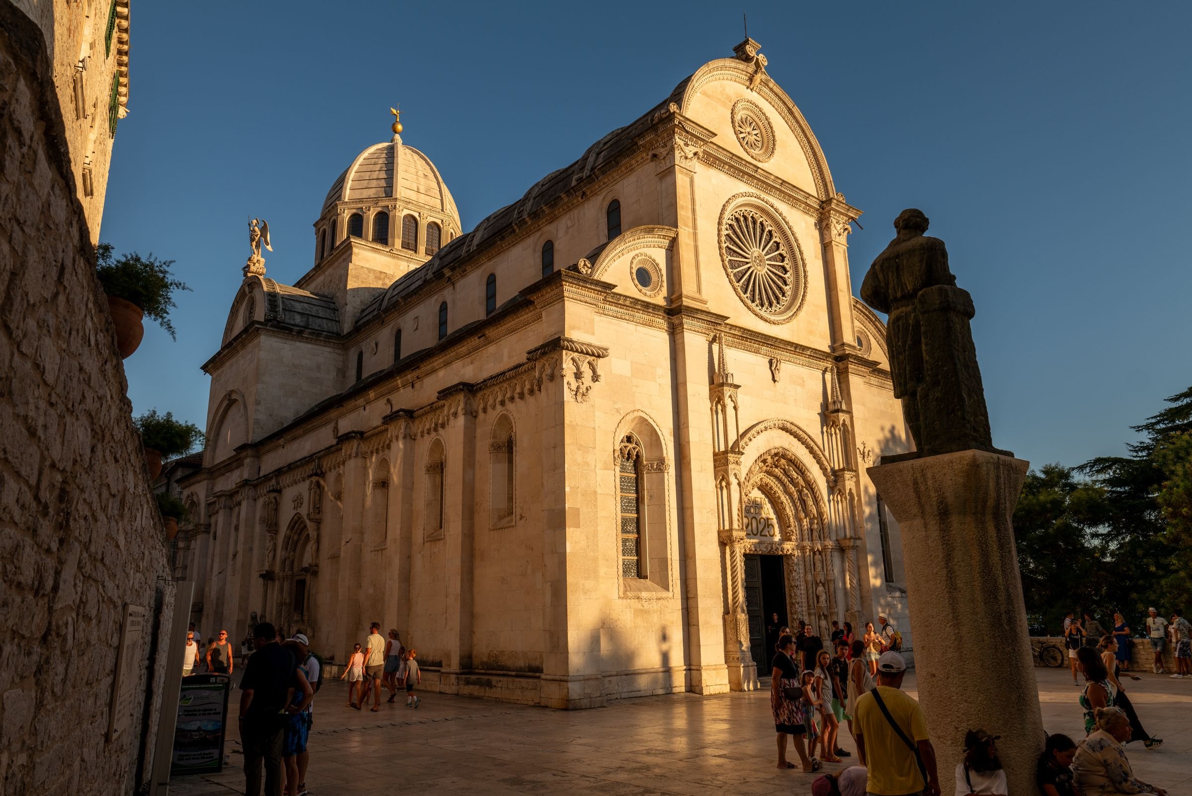 St James Cathedral in Sibenik at sunset