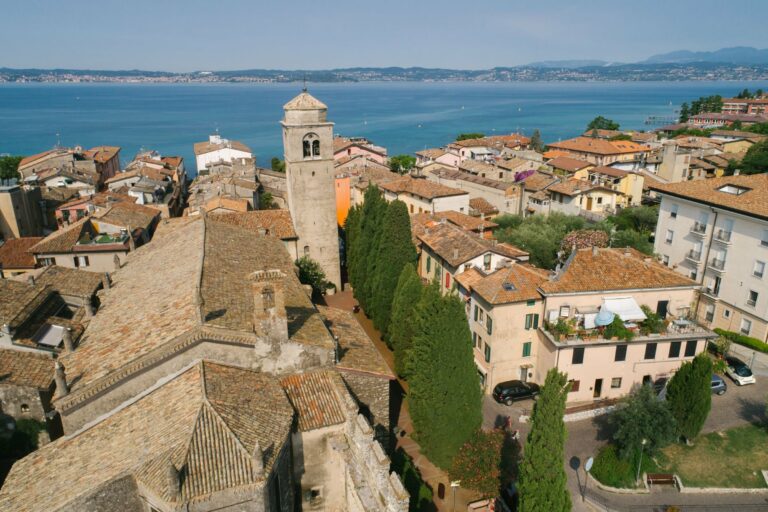 Sirmione and its Scaliger Castle on Lake Garda