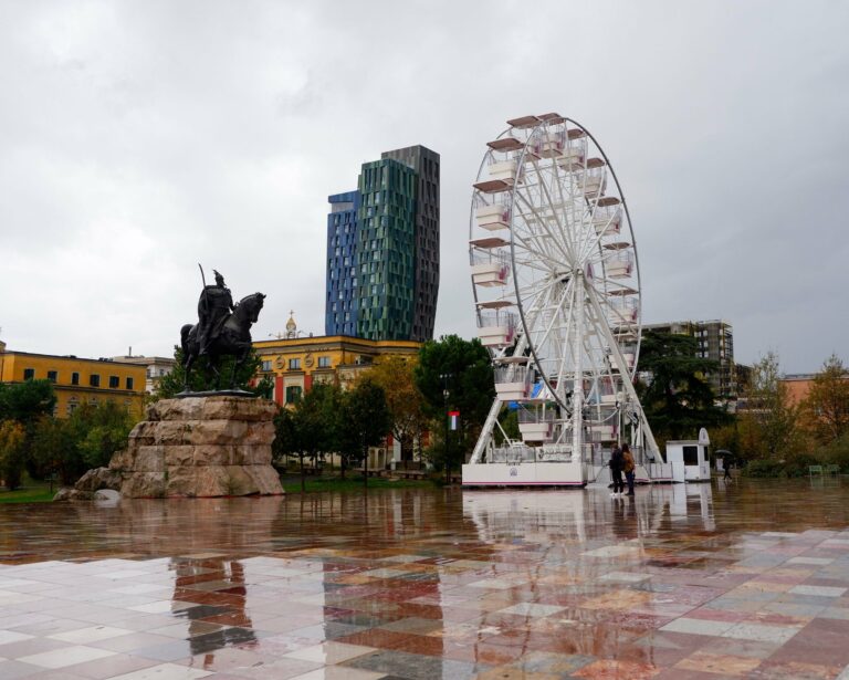 Skanderbeg Square in Tirana