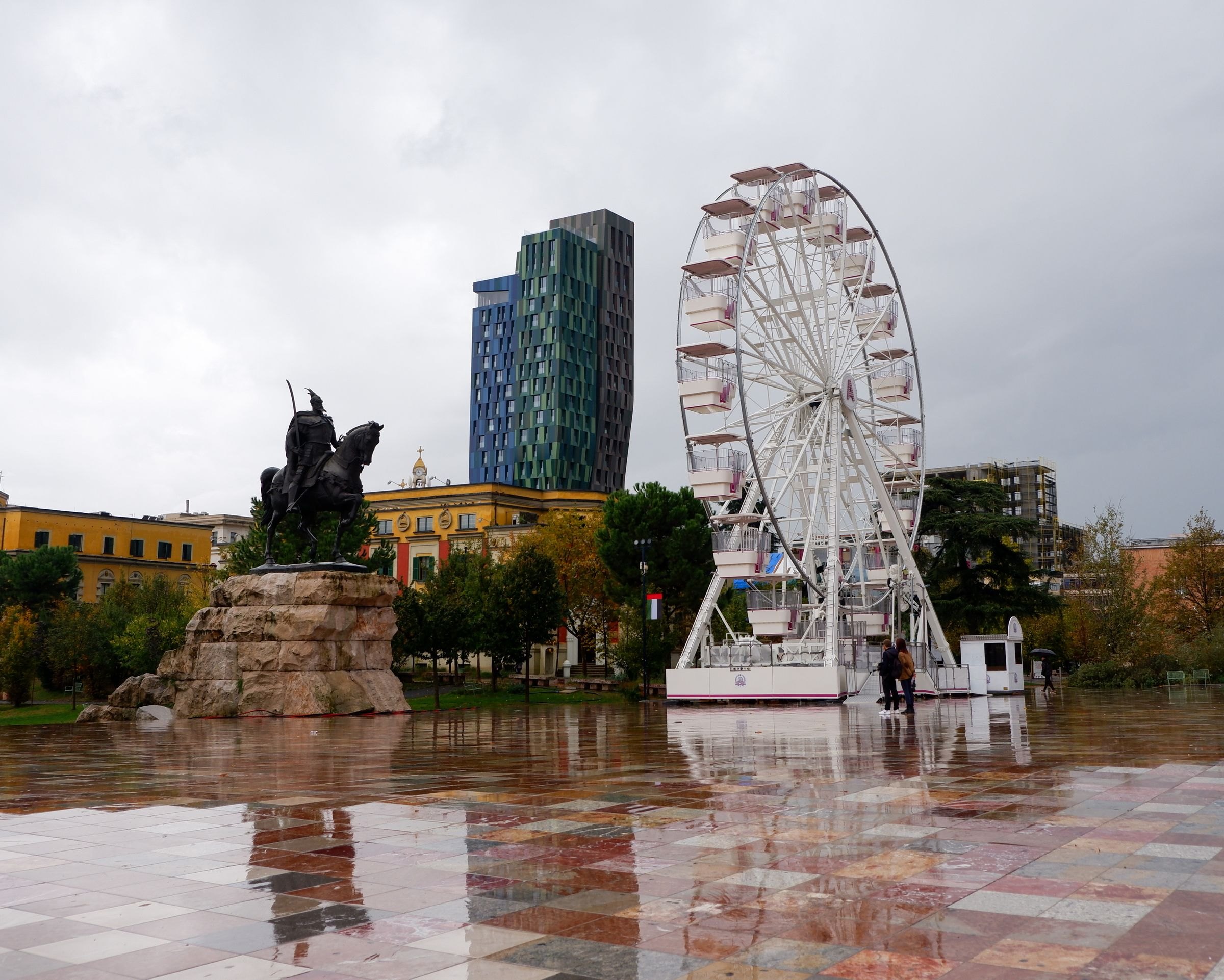 Skanderbeg Square in Tirana