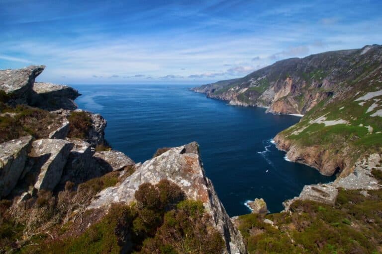 The Sliabh Liag cliffs and the Atlantic, County Donegal