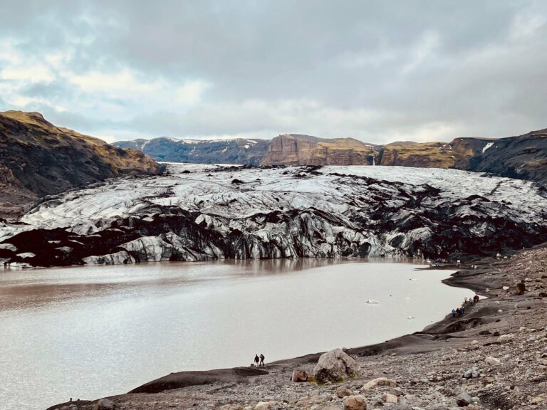The Sólheimajökull glacier tongue