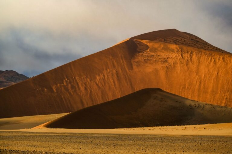 Sunlight on the dunes of Sossusvlei