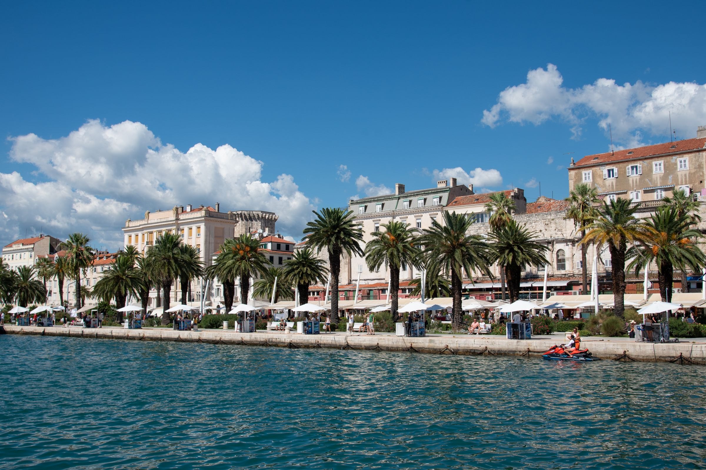 The Riva promenade in Split