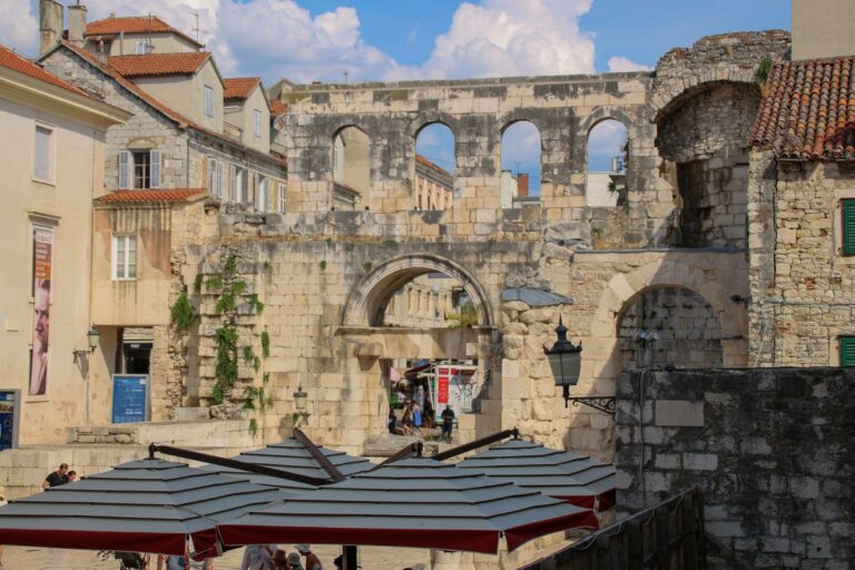 The Silver Gate of Diocletian's Palace in Split