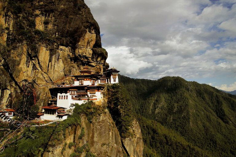 Taktsang, the Tiger's Nest Monastery, on its cliff