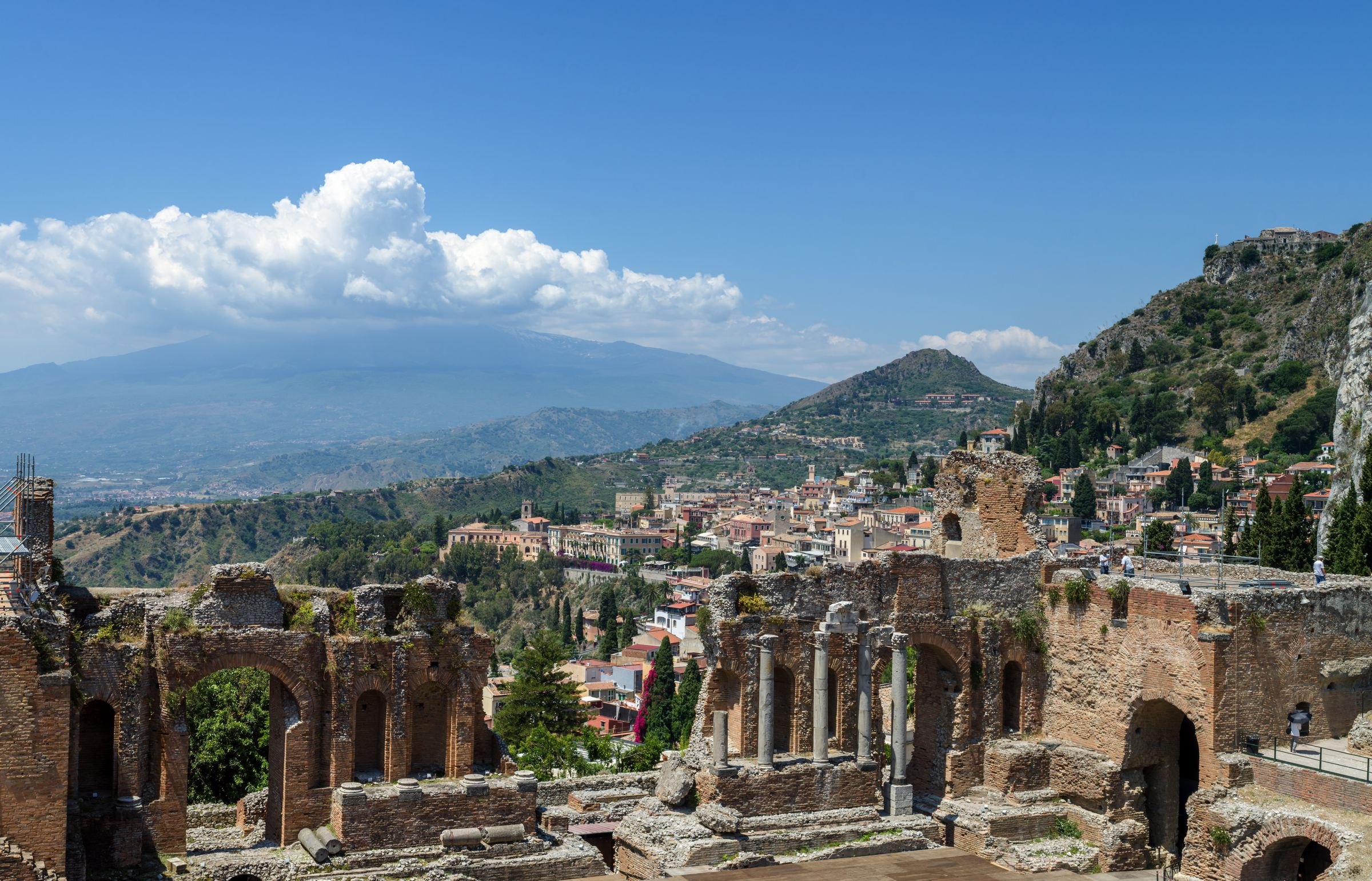 The ancient theatre at Taormina