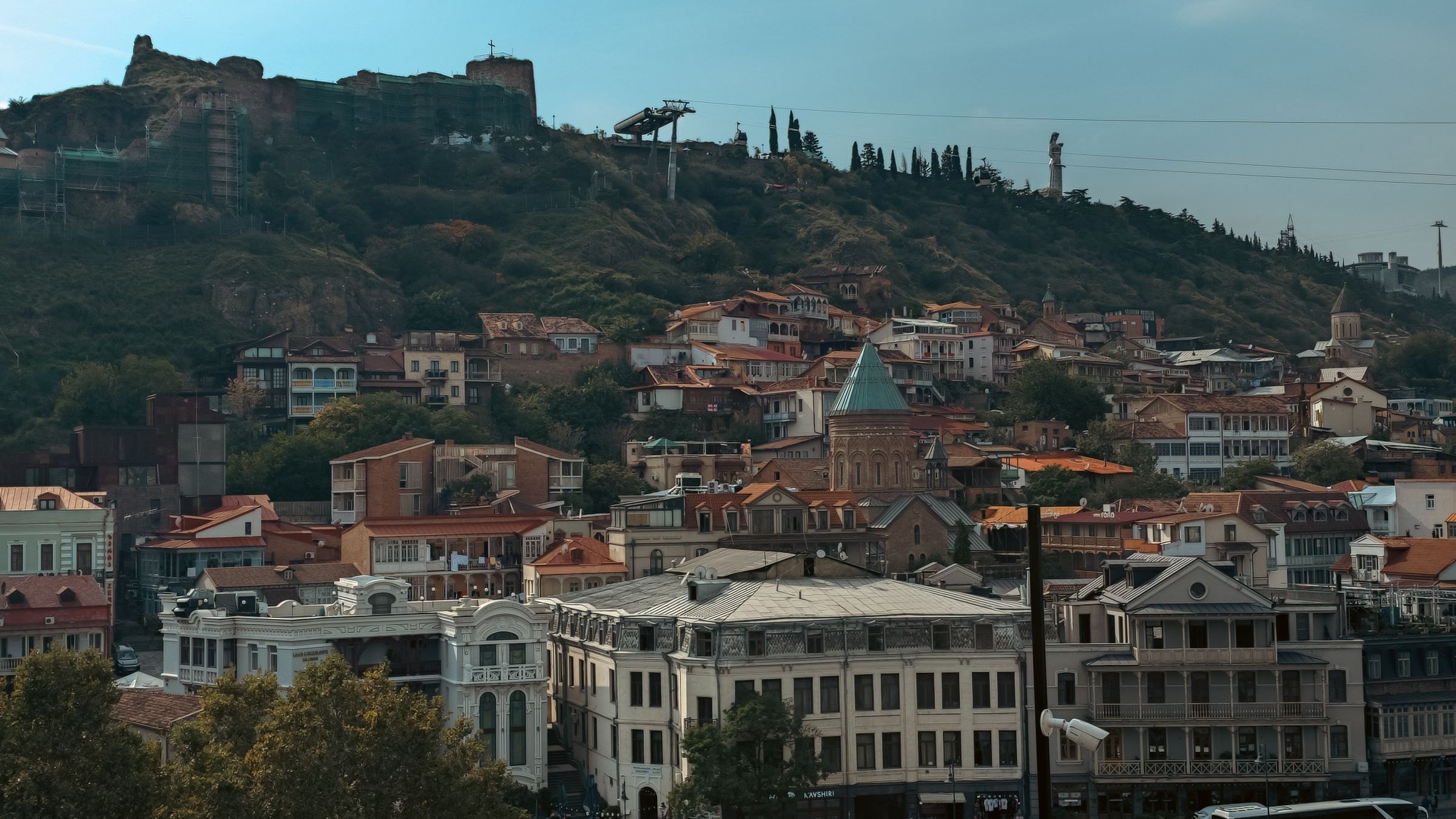 The rooftops of Tbilisi's Old Town