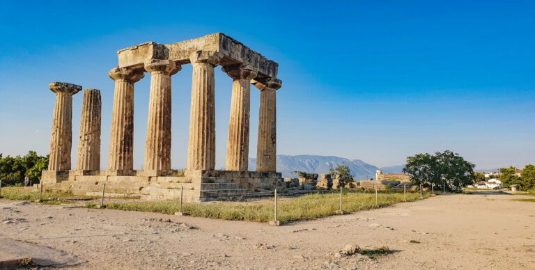 The Temple of Apollo at Ancient Corinth
