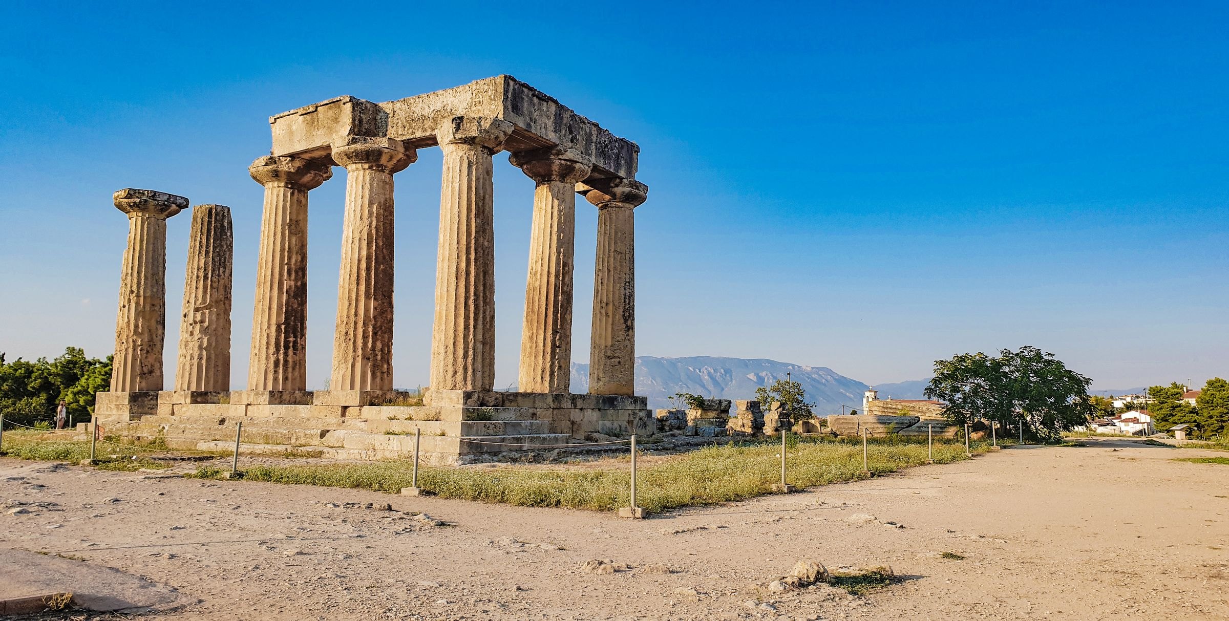 The Temple of Apollo at Ancient Corinth