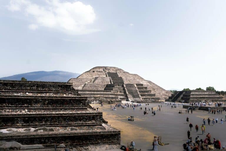 The pyramids of Teotihuacan, Mexico