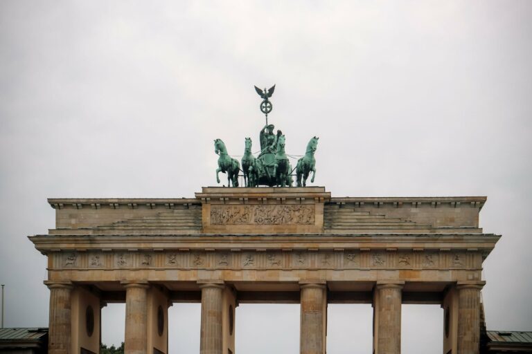 The Brandenburg Gate in Berlin