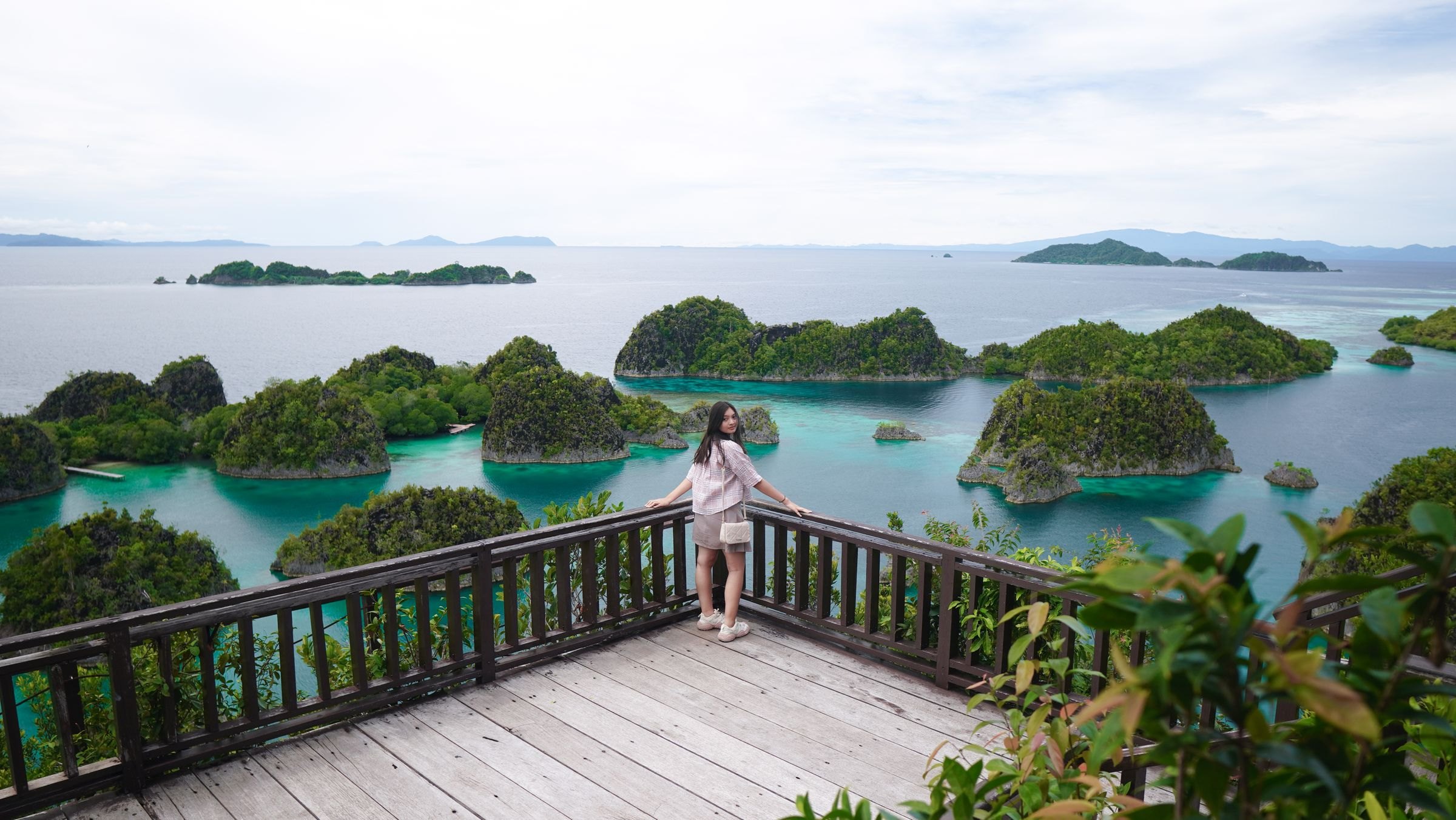 The Piaynemo viewpoint in Raja Ampat