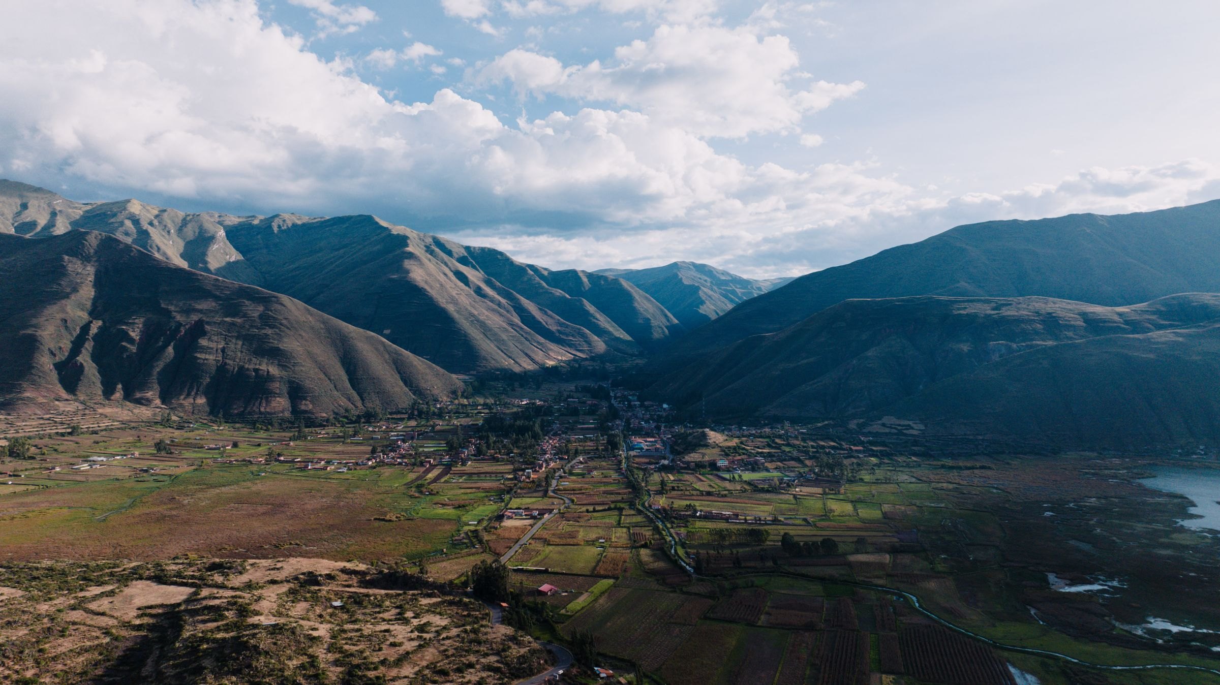 The Sacred Valley from above