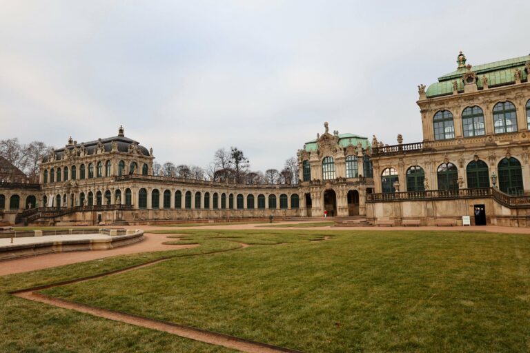 The Zwinger Palace courtyard in Dresden