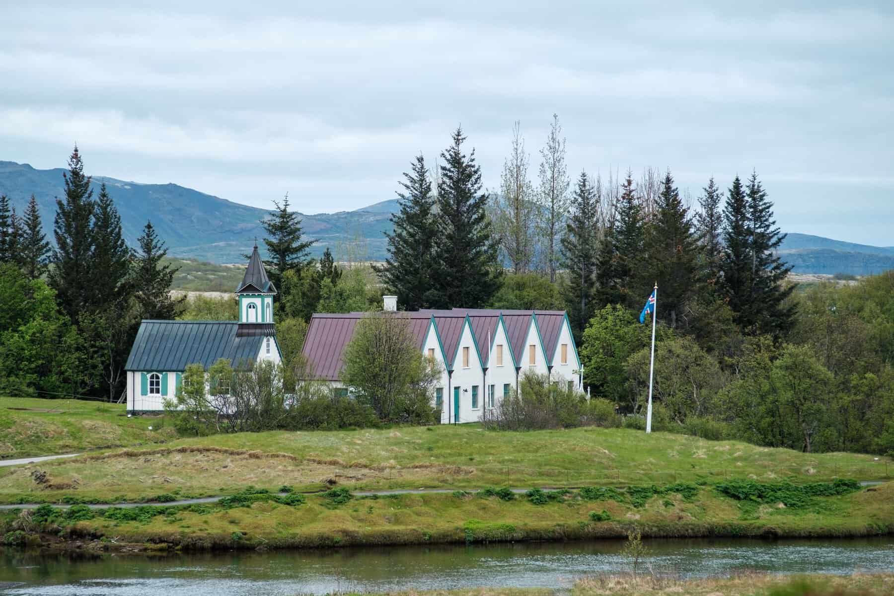 The church at Thingvellir National Park, Iceland