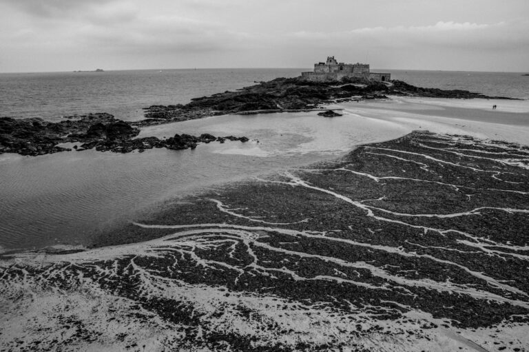 A fort on its tidal island