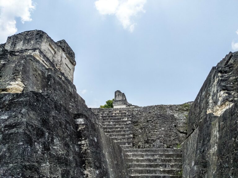 Stone ruins at Tikal