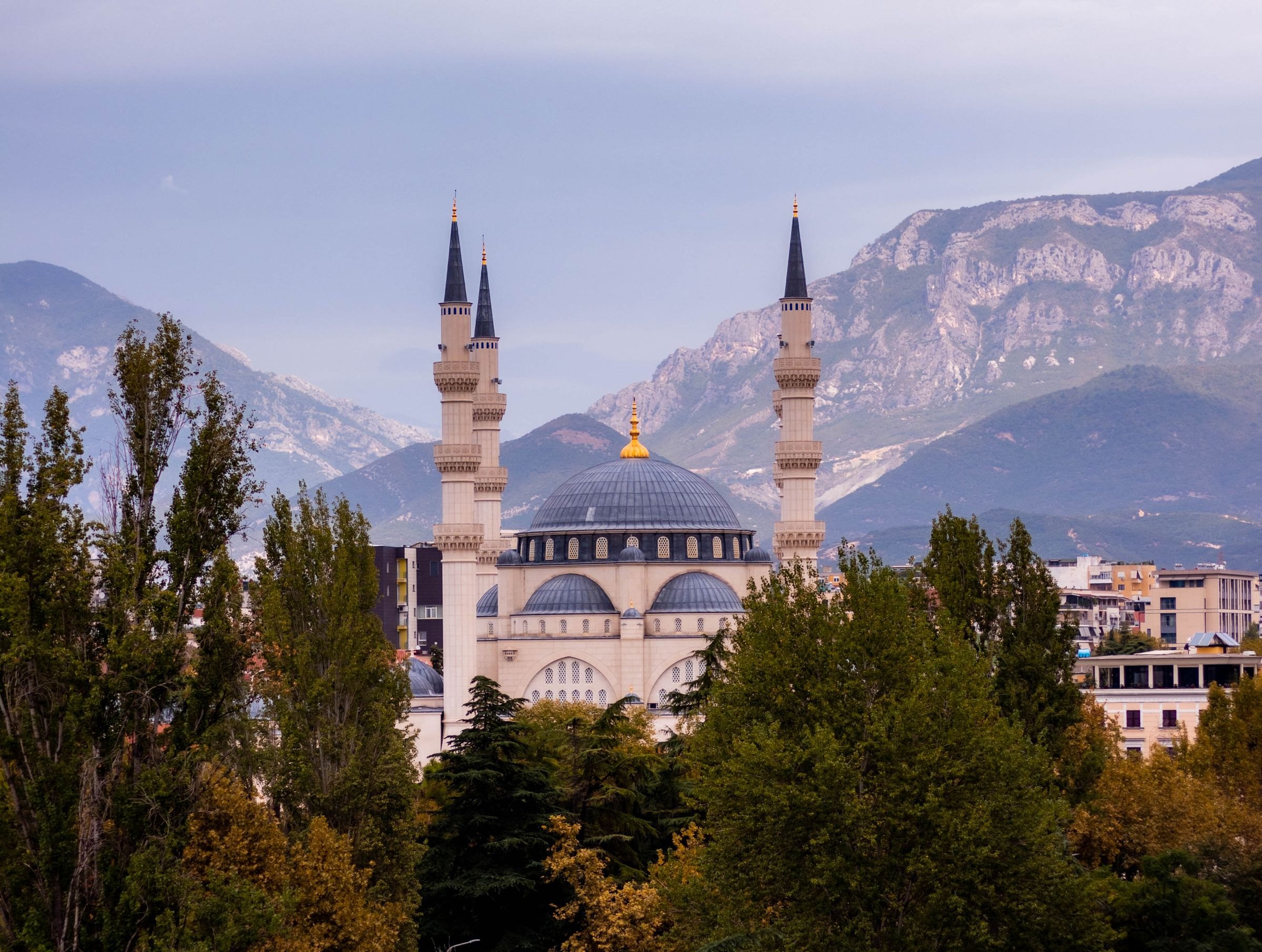 The Namazgah Mosque in Tirana