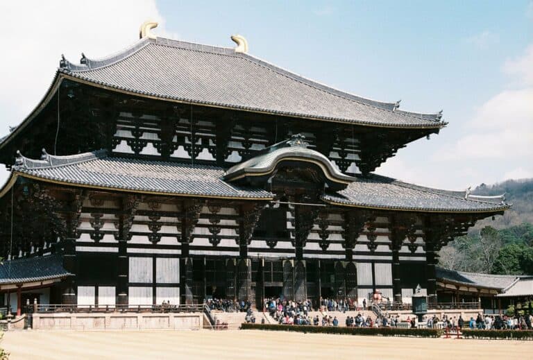 Todai-ji temple in Nara, Japan