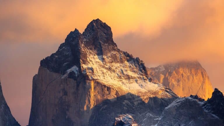 Torres del Paine at sunrise