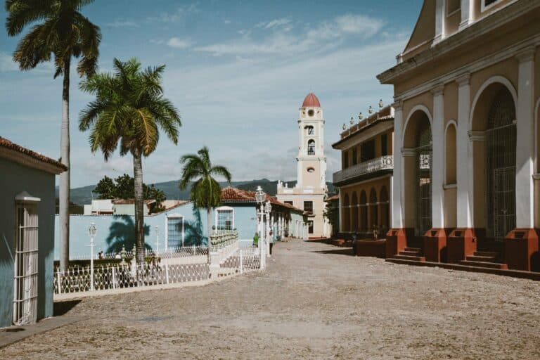 A colonial street in Trinidad, Cuba