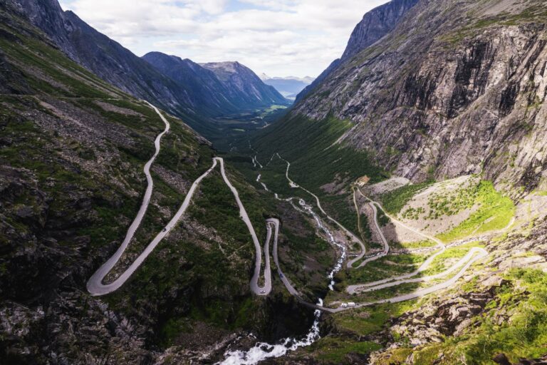 The hairpin bends of Trollstigen