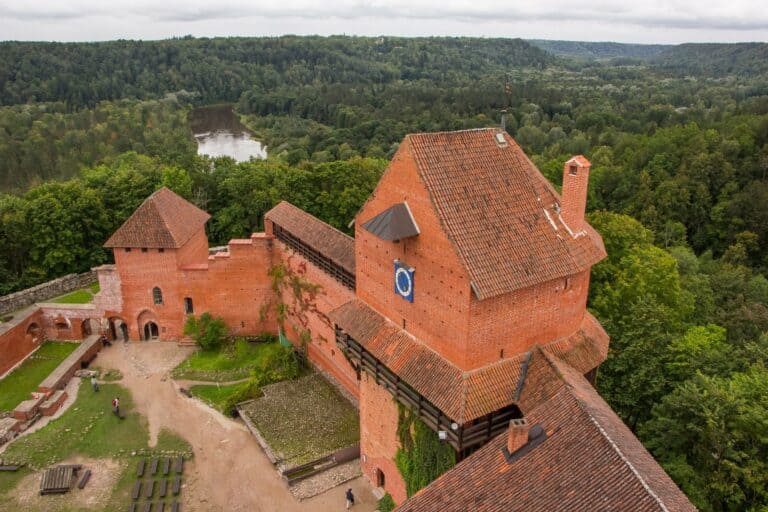 Turaida Castle in Gauja National Park, Latvia