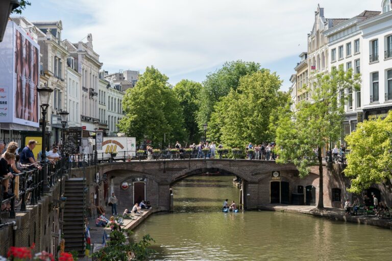 A canal bridge in Utrecht