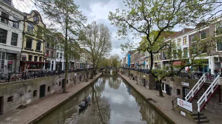 A canal in the heart of Utrecht