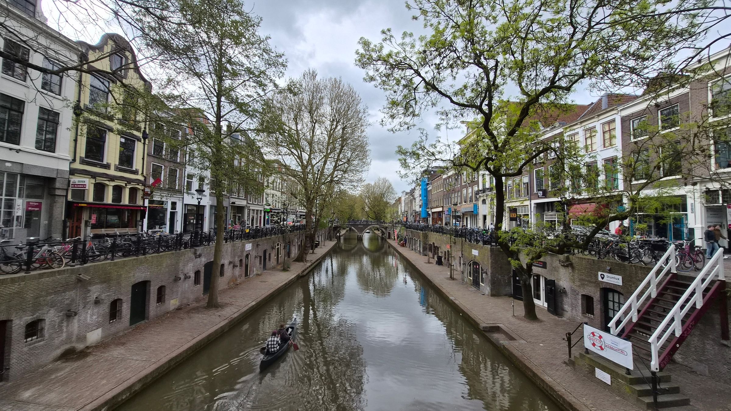 A canal in the heart of Utrecht