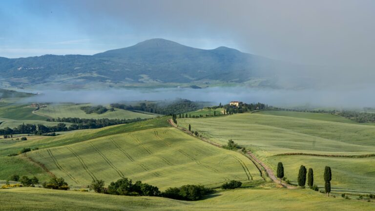 Rolling hills of the Val d'Orcia