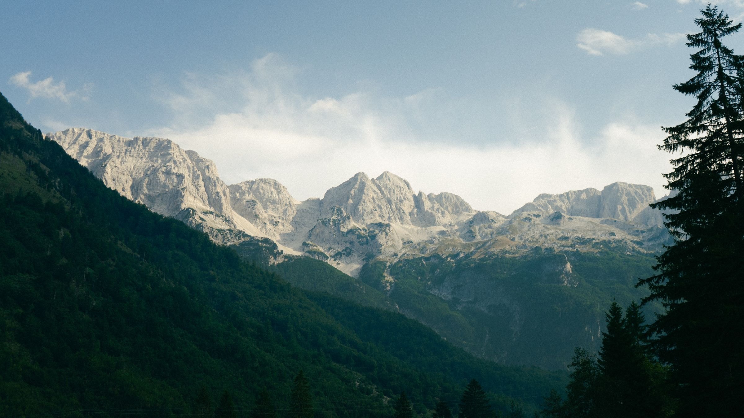 The Albanian Alps above the Valbona Valley