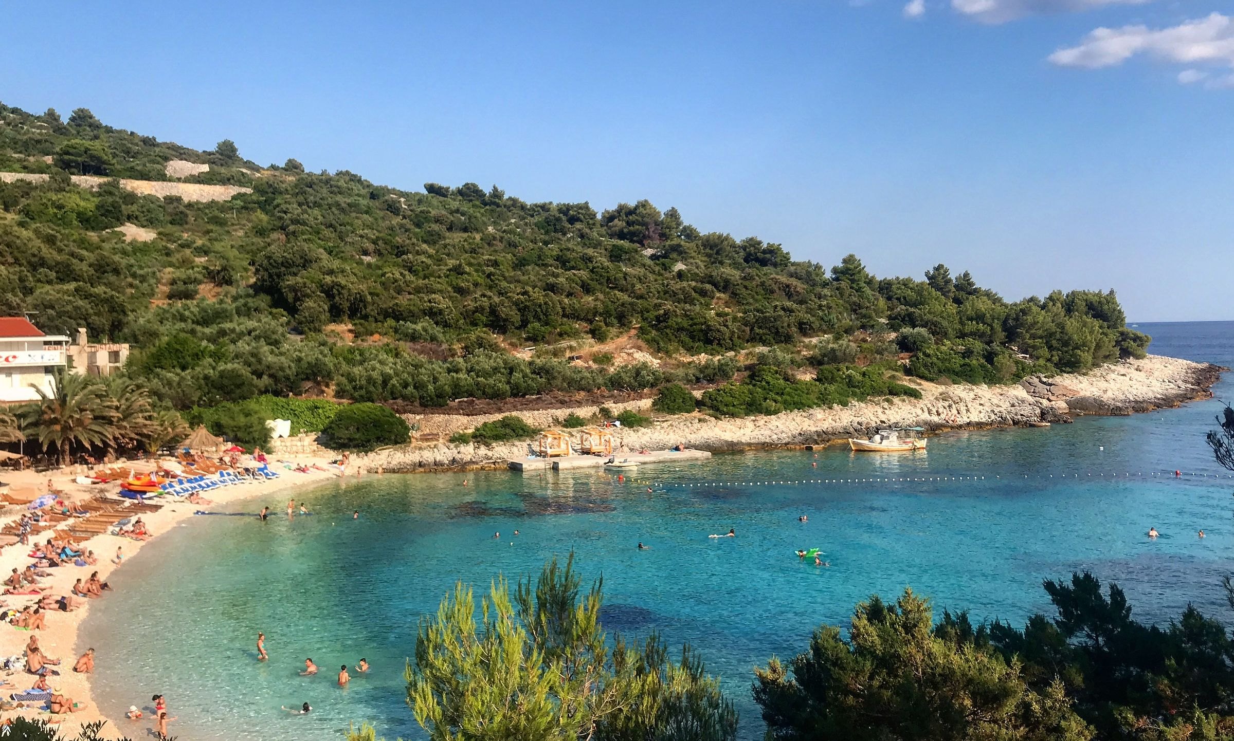 A clear-water cove on the island of Vis