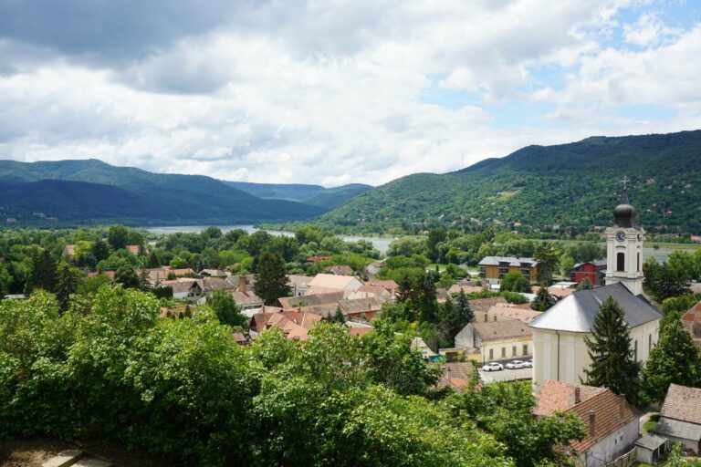 Visegrád above the Danube
