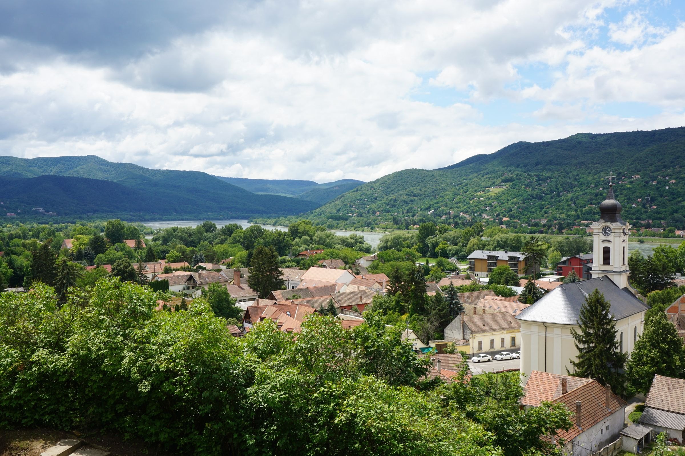 Visegrád above the Danube