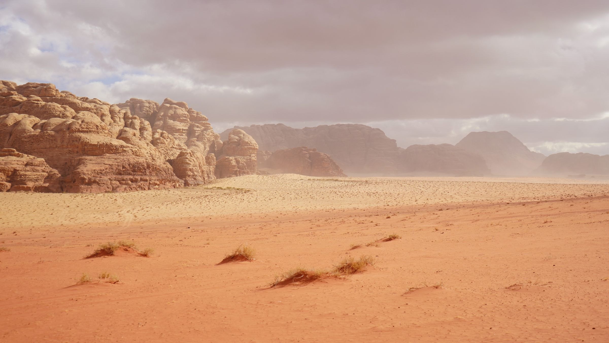 The red desert of Wadi Rum