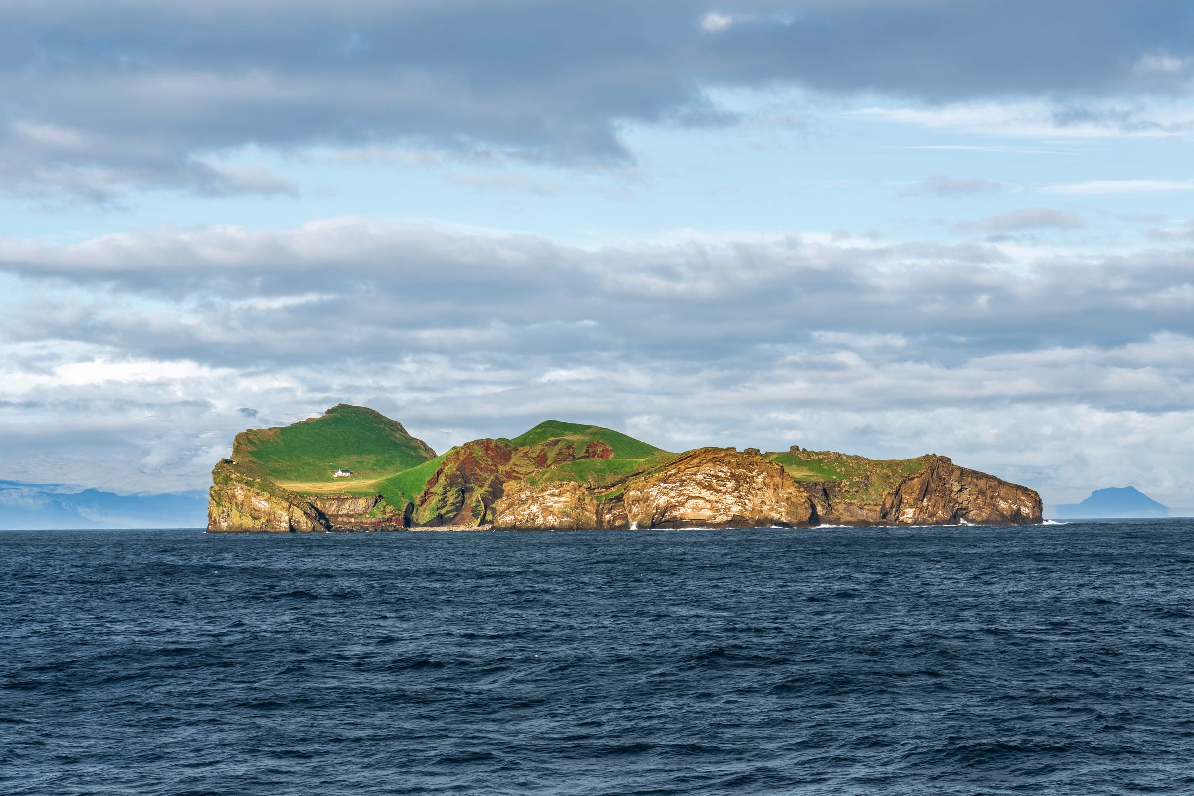 A green island in the Westman Islands