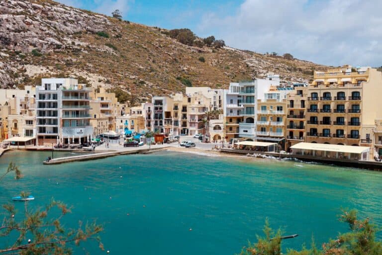 The bay at Xlendi, Gozo