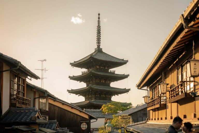 The Yasaka Pagoda in Kyoto's Higashiyama district