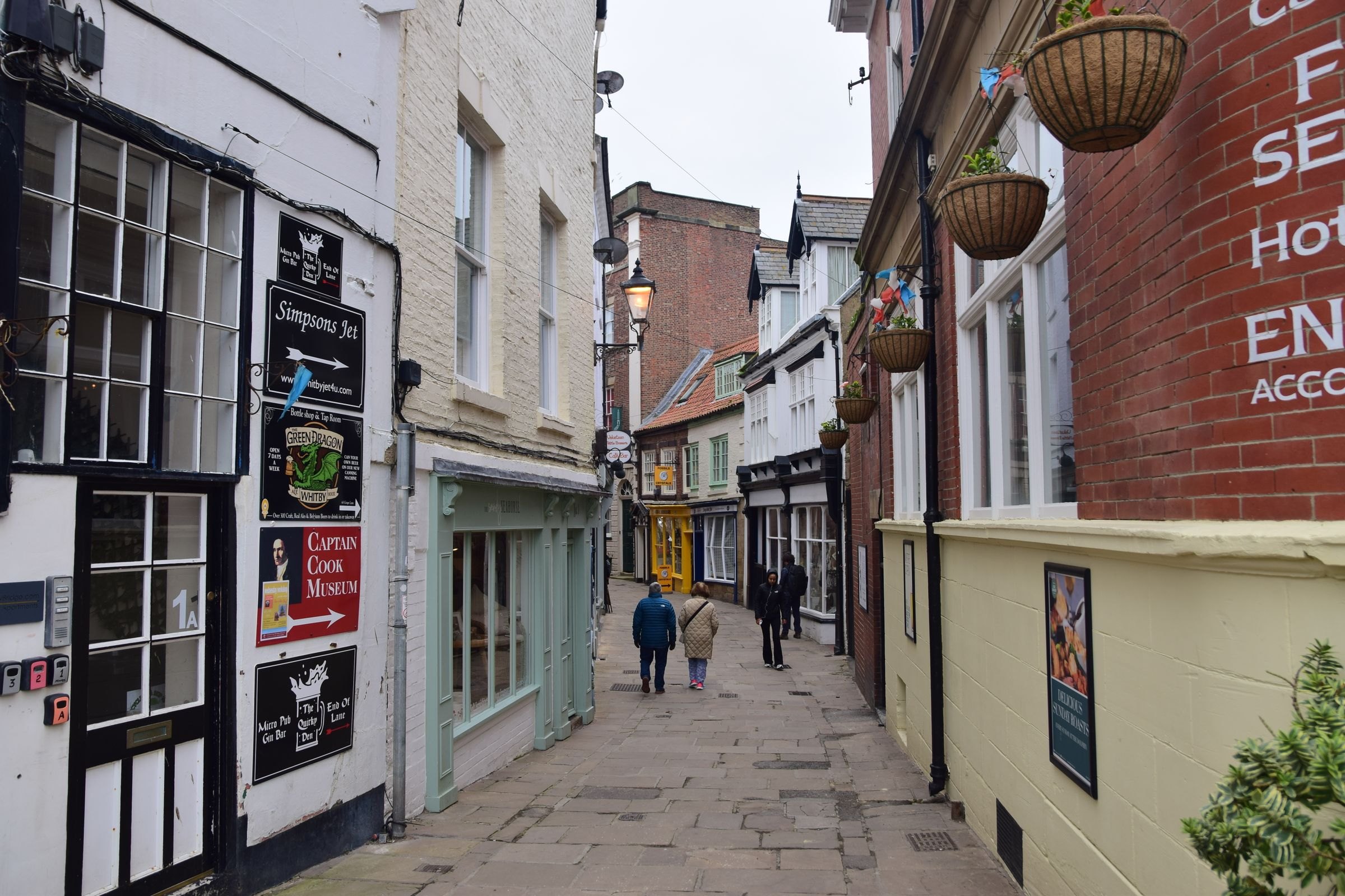 A cobbled lane in historic York