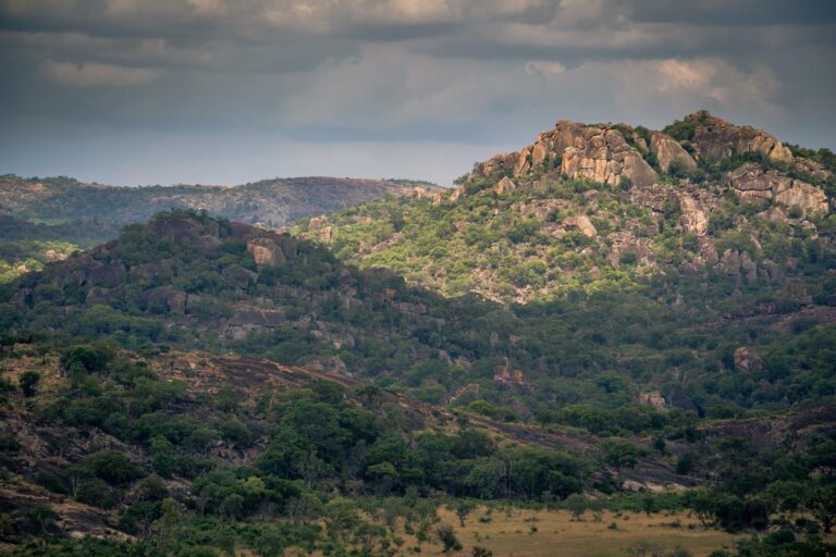 Rocky granite hills in Zimbabwe