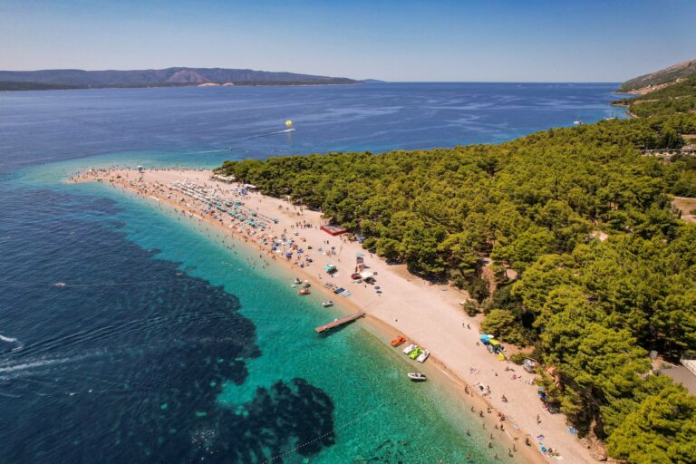Zlatni Rat beach on Brac